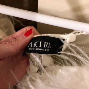 Akira feather top mini dress!💖